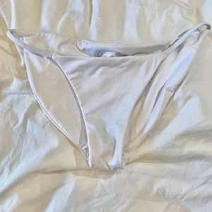 White bikini bottom